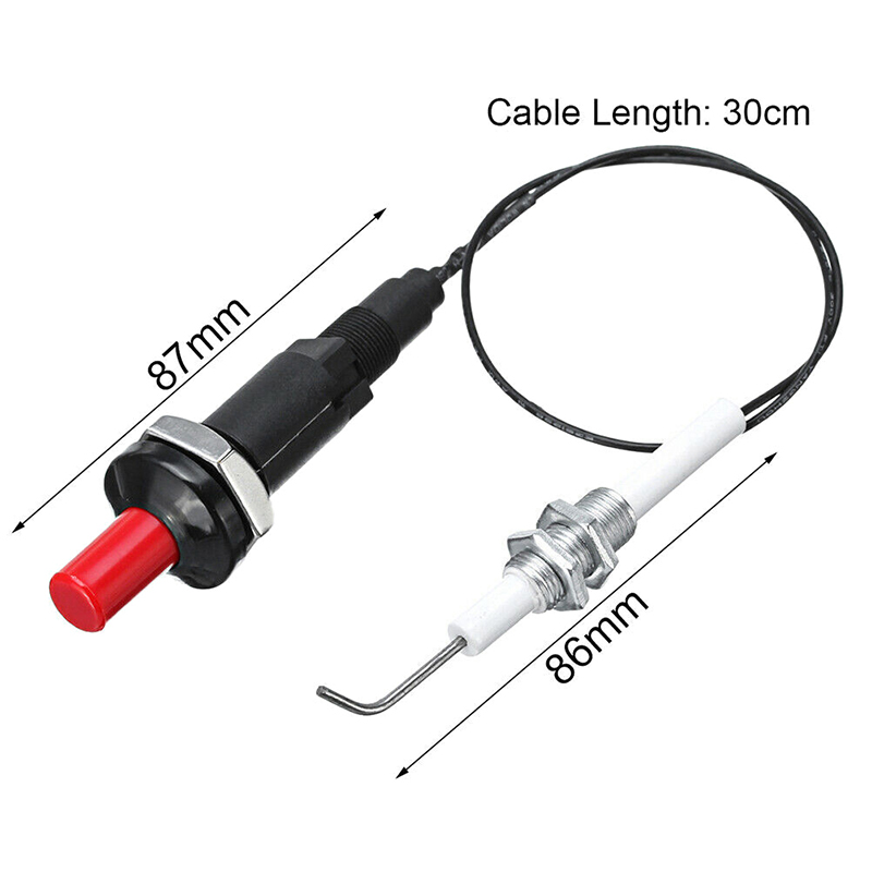 Kitchen Appliances Oven - ปุ่มกด Piezo Ignitor พร้อมสาย Spark IGNITION