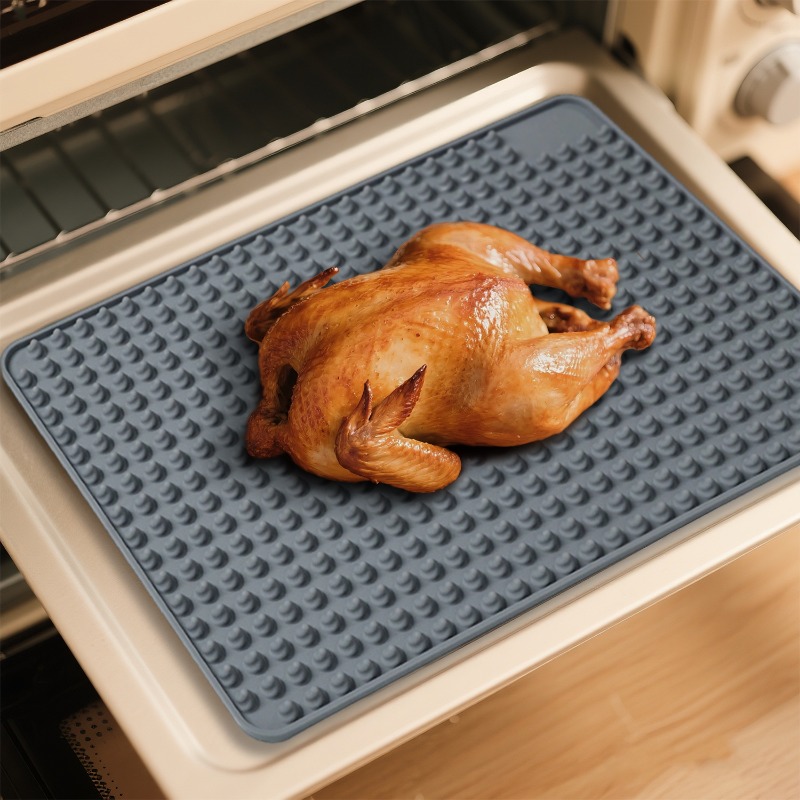 Kitchen Appliances For Home - แผ่นรองป้องกันไมโครเวฟทนอุณหภูมิสูง, แผ่นรองเตาอบกันน้ำมัน, แผ่นซิลิโคนฉนวนกันความร้อนสำหรับจัดเก็บในครัว
