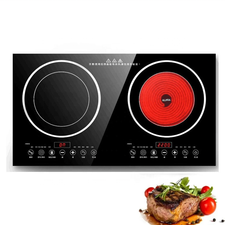 Kitchen Appliances Electric Stove - เตาแม่เหล็กไฟฟ้า 2 หัวเตา 110V/220V รุ่นขายดี เครื่องใช้ไฟฟ้าในครัว