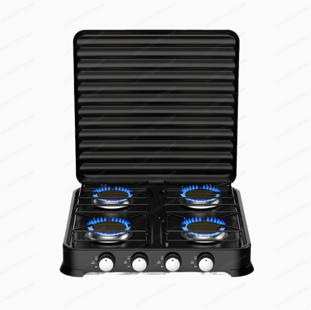 Kitchen Appliances Electric Stove - อุปกรณ์เครื่องครัว เตาแก๊สไฟฟ้า 4 หัวเตา พร้อมเตาอบ เครื่องใช้ไฟฟ้าขนาดเล็กในครัว