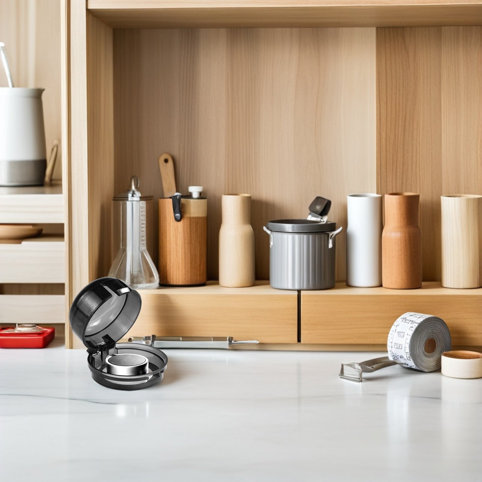 Kitchen Appliances Oven - ฝาครอบป้องกันเด็ก 6 ชิ้น สำหรับป้องกันเตาแก๊ส ป้องกันเด็กเปิดเตา ฝาครอบป้องกันปุ่มเตาแก๊สเพื่อความปลอดภัยของเด็ก