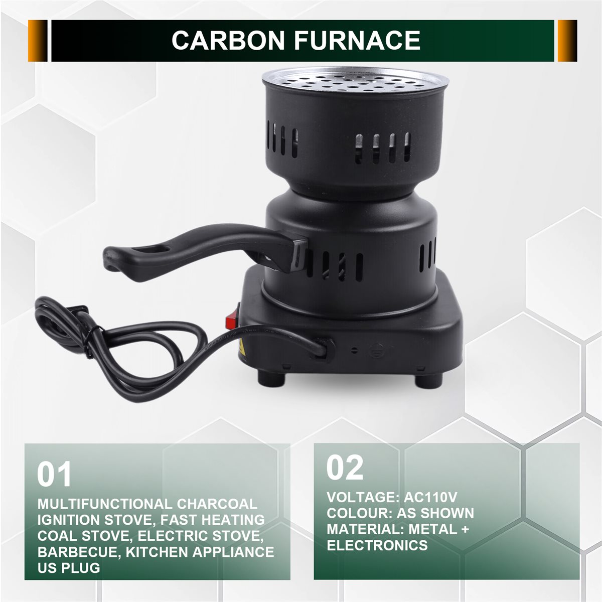 Kitchen Appliances Electric Stove - M10K เตาจุดไฟถ่านอเนกประสงค์, เตาถ่านทำความร้อนเร็ว, เตาไฟฟ้า, บาร์บีคิว, เครื่องใช้ในครัวปลั๊ก