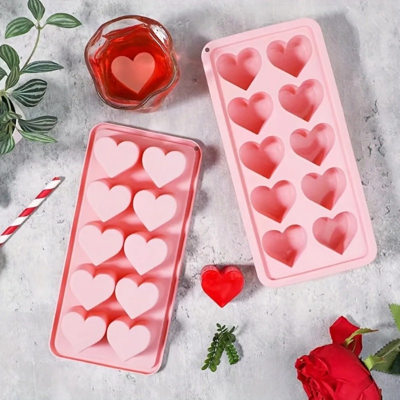 1 ชิ้นแม่พิมพ์น้ำแข็งรูปหัวใจม - Kitchen Appliances Best บทวิจารณ์และราคา