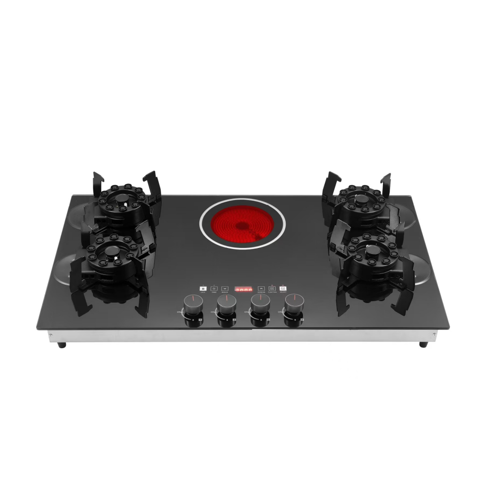 เตาแก๊สและเตาไฟฟ้าแบบรวม 5 หัว - Kitchen Appliances Electric Stove บทวิจารณ์และราคา