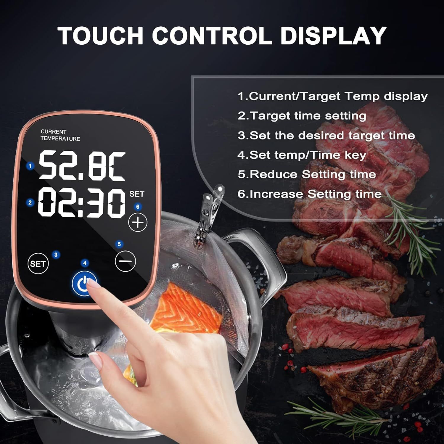 FP01 เครื่องทำอาหารสเต็กแบบซูว - Kitchen Appliances Are บทวิจารณ์และราคา