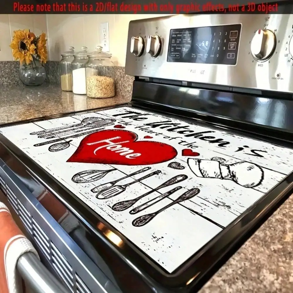 ผ้าคลุมเตาในครัว 1 ชิ้น - ลายห - Kitchen Appliances Electric Stove บทวิจารณ์และราคา