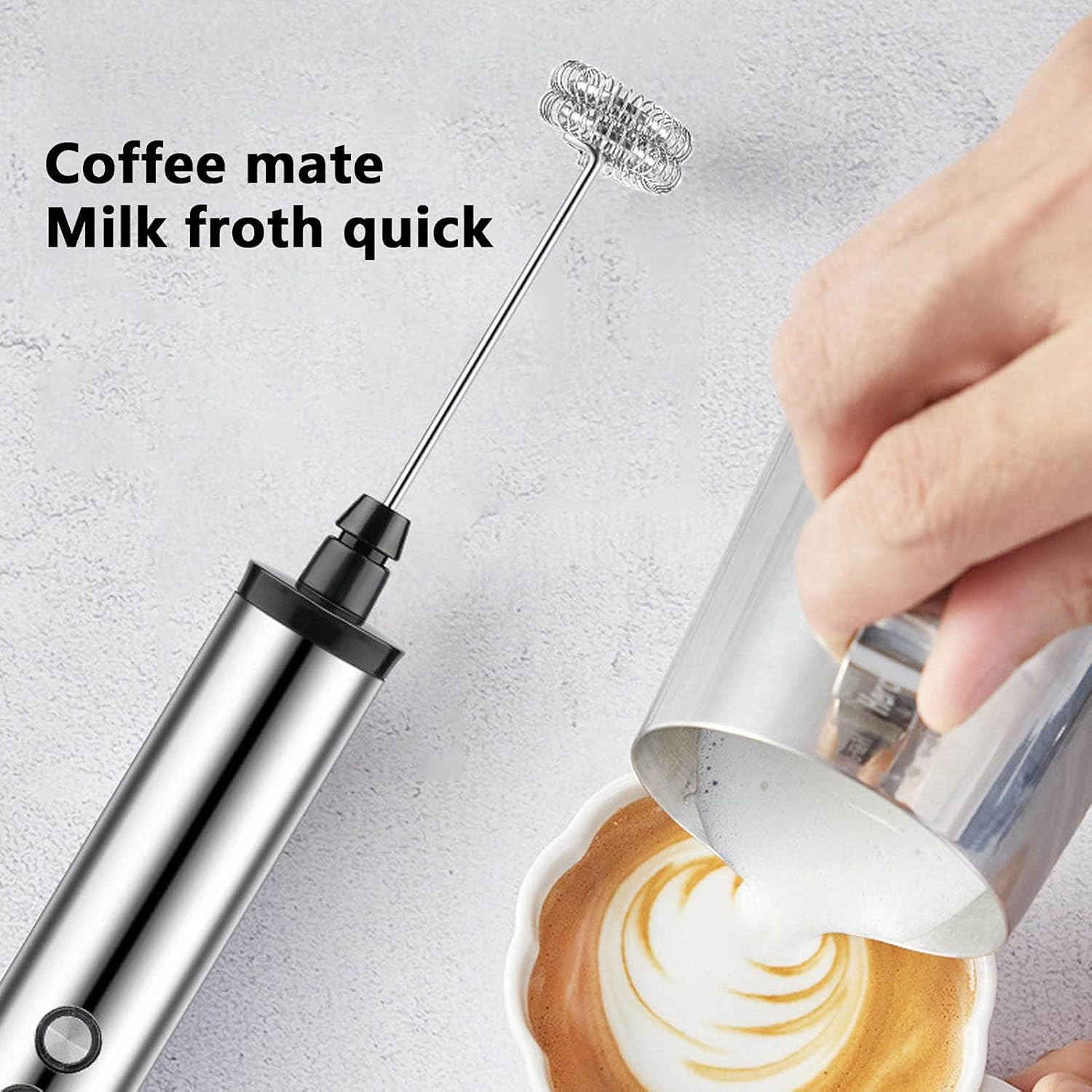 เครื่องตีฟองนมไฟฟ้าแบบมือถือ M - Kitchen Appliances For Home บทวิจารณ์และราคา