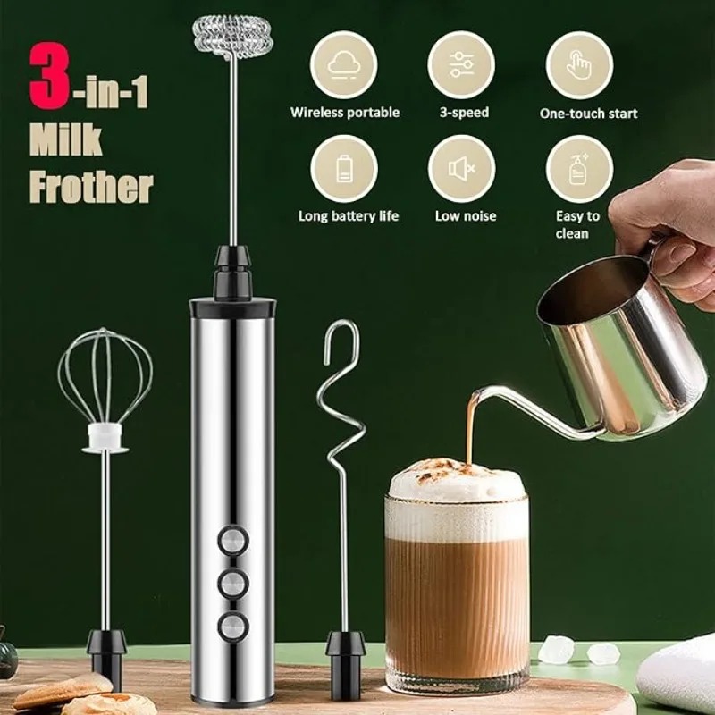 เครื่องตีฟองนมไฟฟ้าแบบมือถือ M - Kitchen Appliances For Home บทวิจารณ์และราคา
