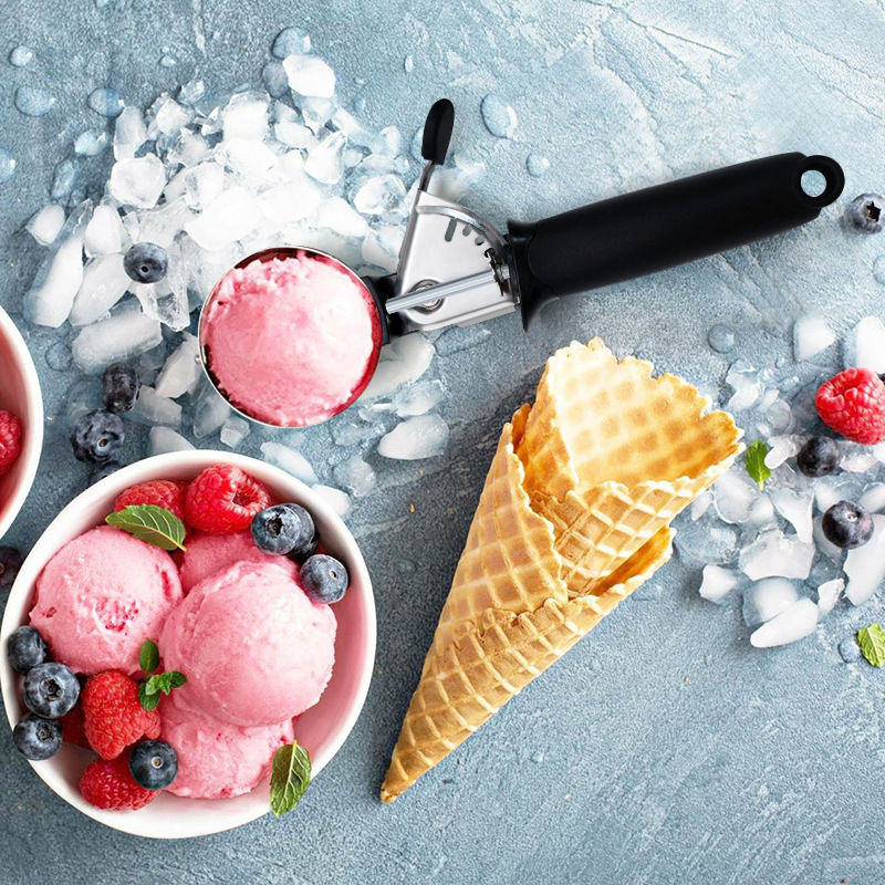 สแตนเลสสตีลไอศกรีม Scooper Mul - Kitchen Appliances Best บทวิจารณ์และราคา