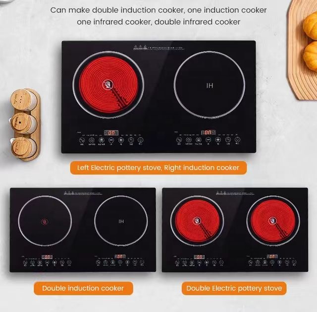 เตาแม่เหล็กไฟฟ้า 2 หัวเตา 110V - Kitchen Appliances Electric Stove บทวิจารณ์และราคา