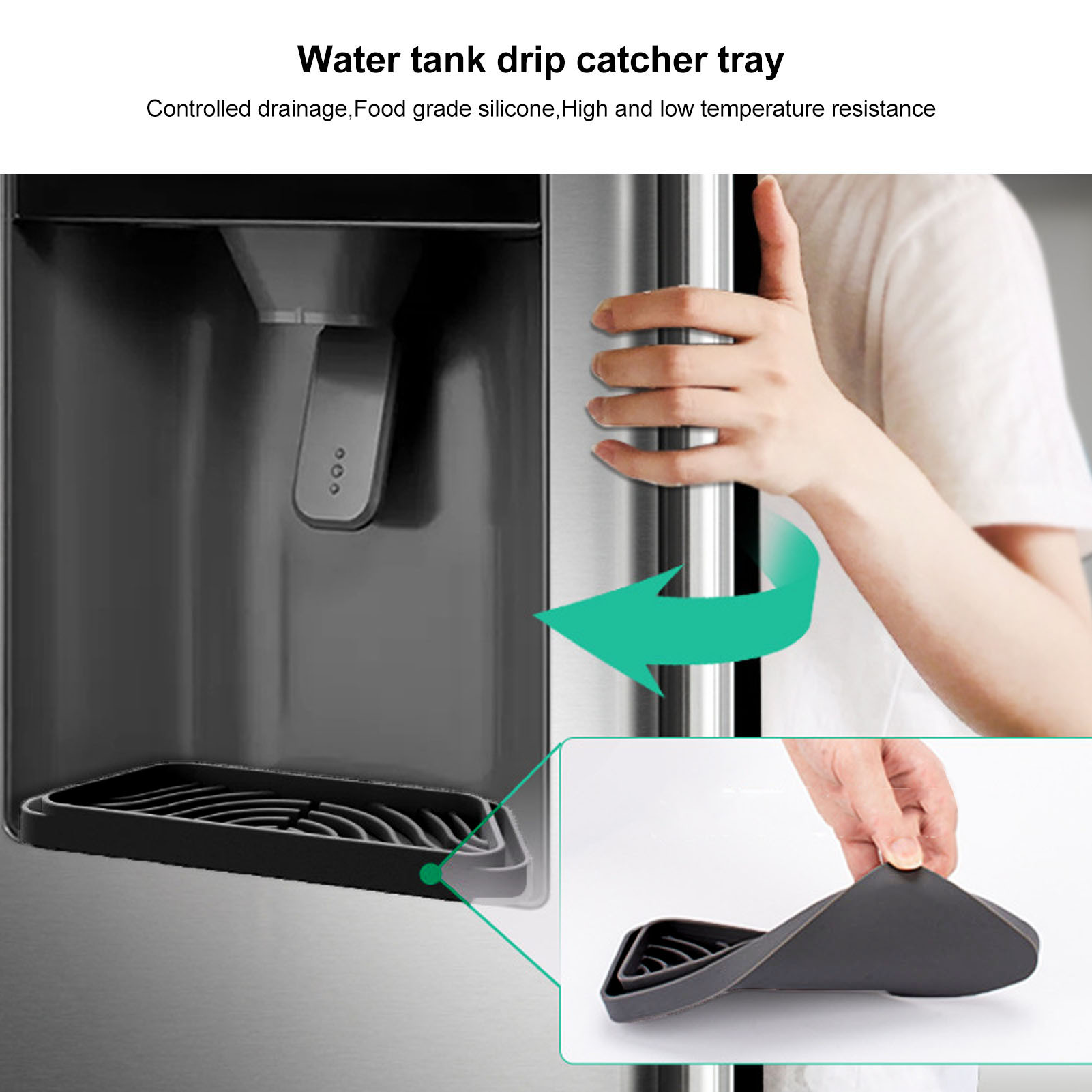 2 ชิ้นสี่เหลี่ยมคางหมูซิลิโคนต - Kitchen Appliances List บทวิจารณ์และราคา