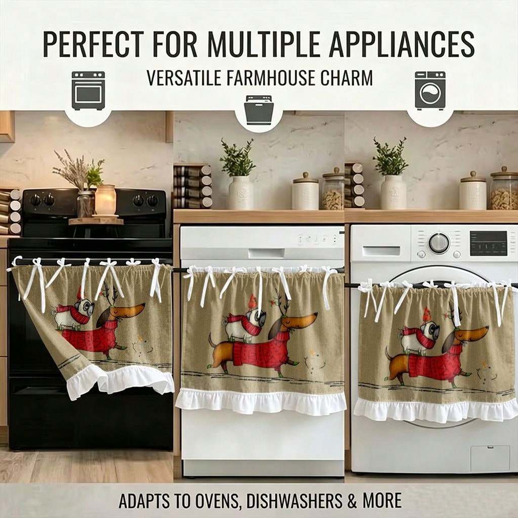 ผ้าคลุมเตาในครัว 1 ชิ้น, ผ้าม่ - Kitchen Appliances Oven บทวิจารณ์และราคา