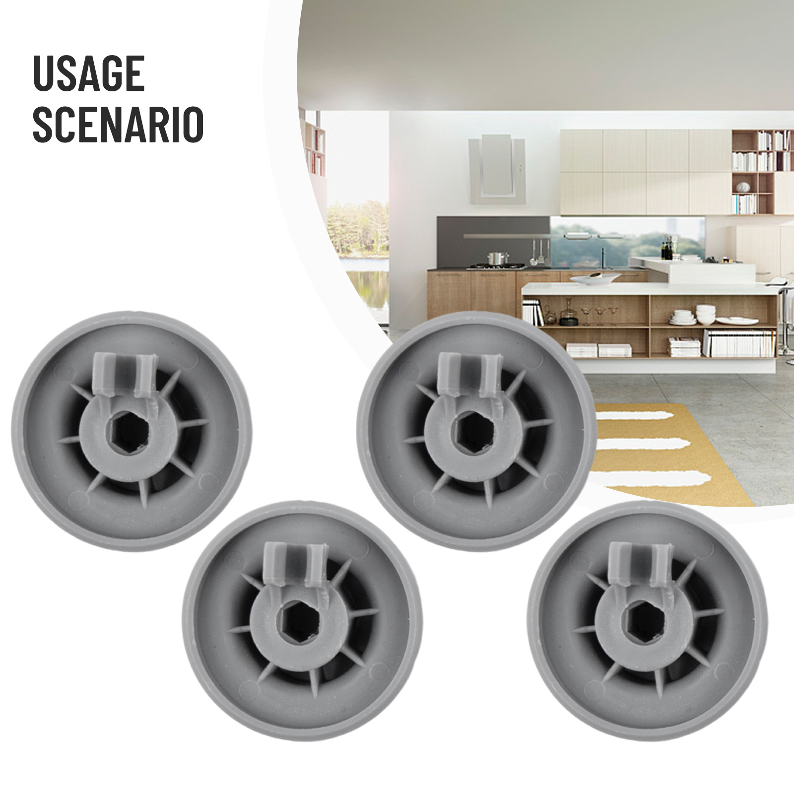 ชุดล้อ 4 ชิ้นสำหรับเครื่องล้าง - Kitchen Appliances Bosch บทวิจารณ์และราคา