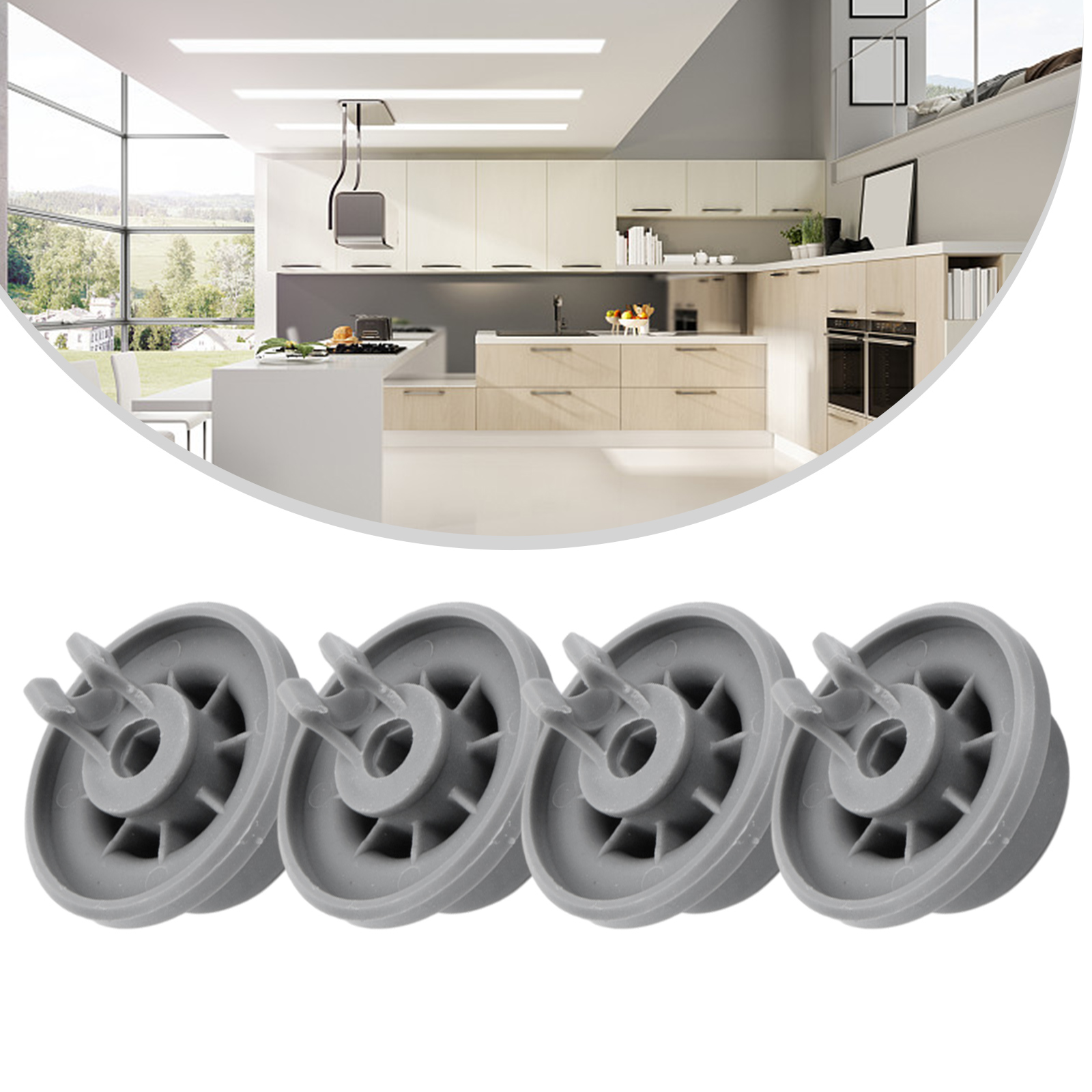ชุดล้อ 4 ชิ้นสำหรับเครื่องล้าง - Kitchen Appliances Bosch บทวิจารณ์และราคา