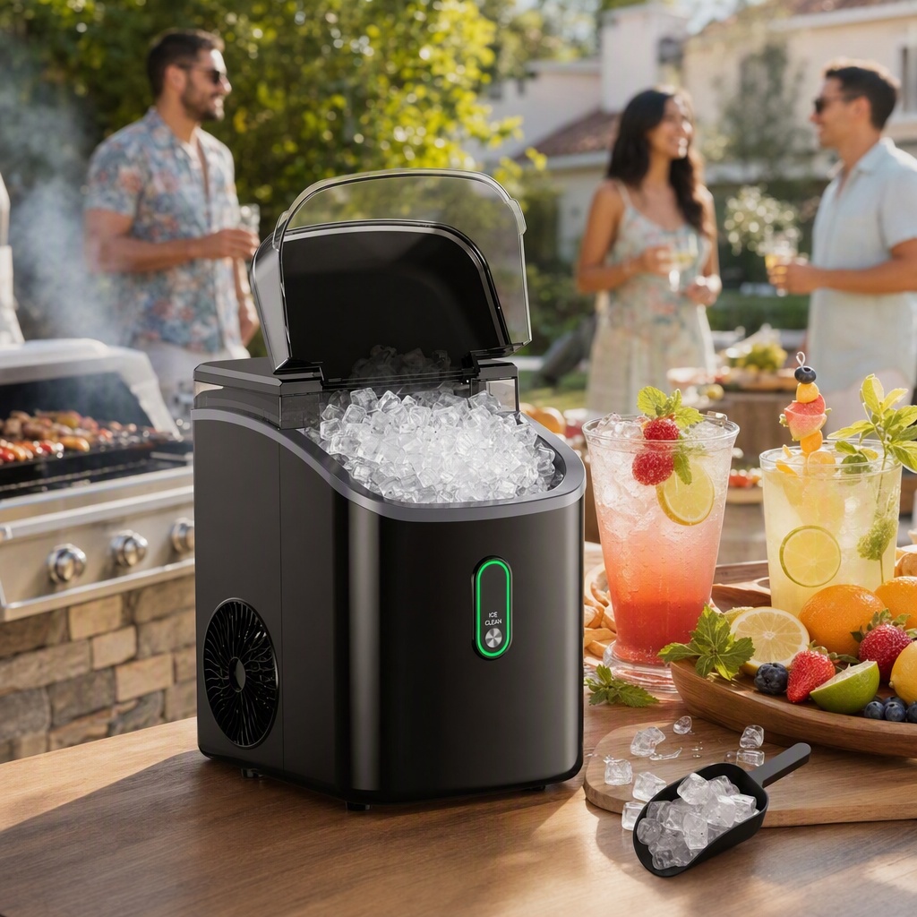 เครื่องทำน้ำแข็งแบบนักเก็ตสำหร - Kitchen Appliances For Home บทวิจารณ์และราคา